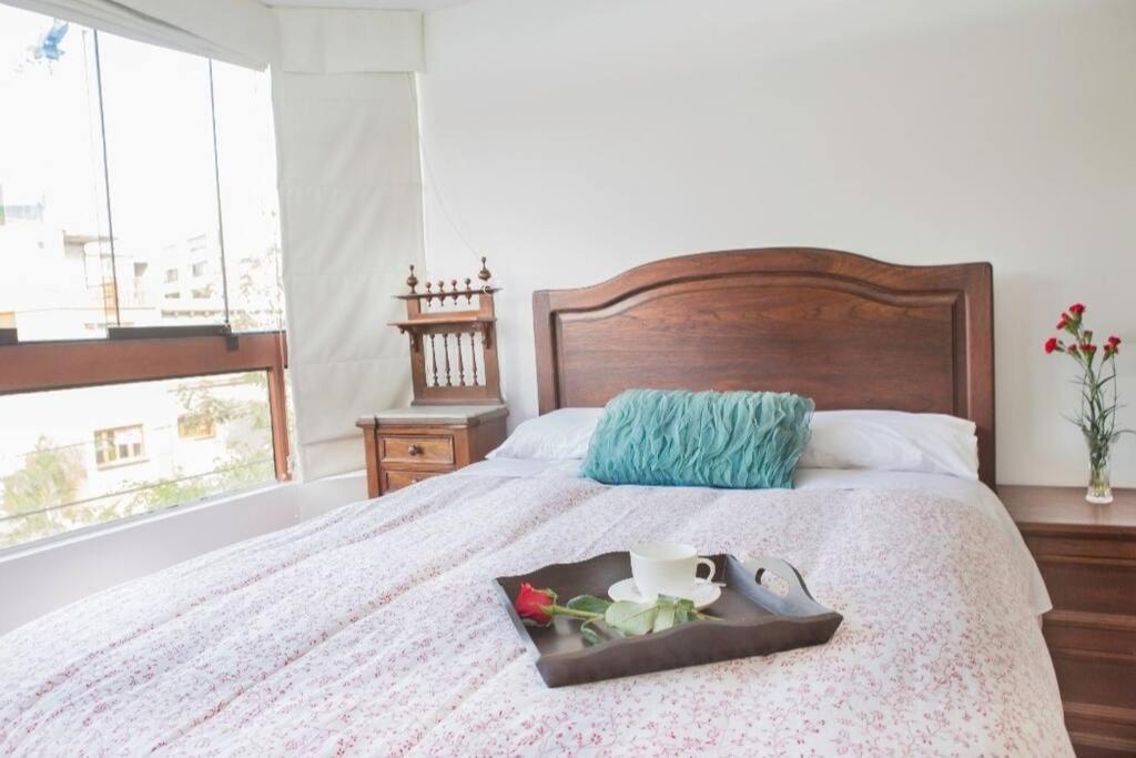 Departamento Jacuzzi Miraflores リマ エクステリア 写真
